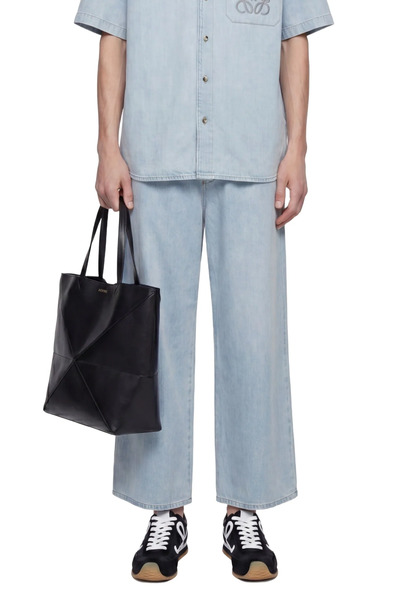  Drawstring Trousers In Denim 