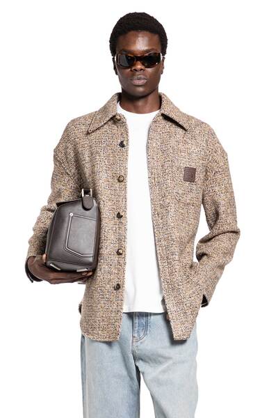  Overshirt In Wool And Lama 