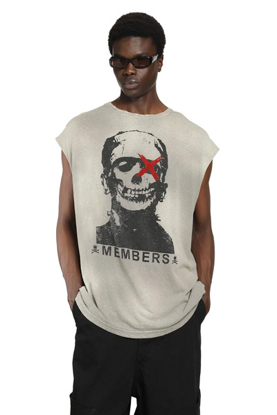  Franky Printed Jersey Tank Top 