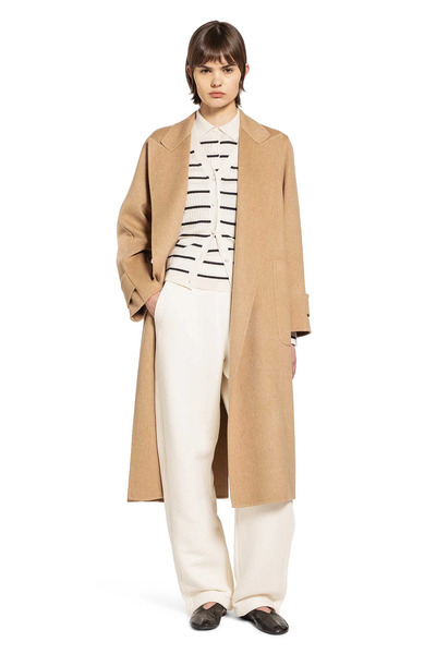  Camel Long Robe Coat 