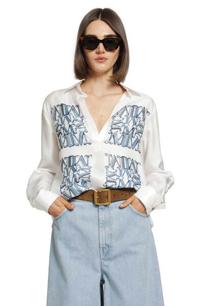  Printed Silk Shirt 