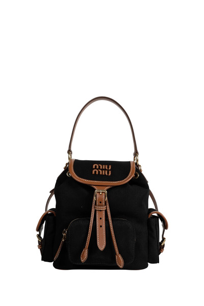  Canvas And Leather Backpack 