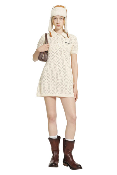  Cotton Polo Mini Dress 