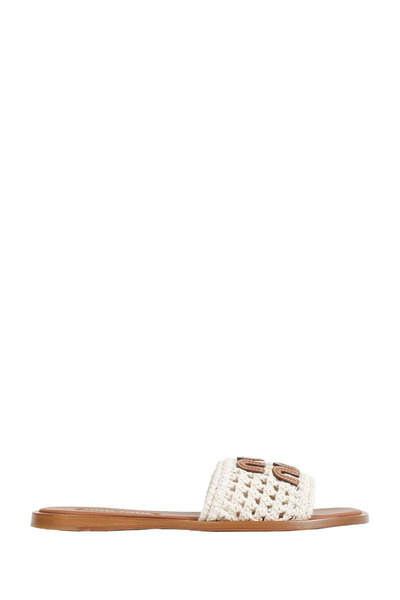  Crochet And Leather Slides 