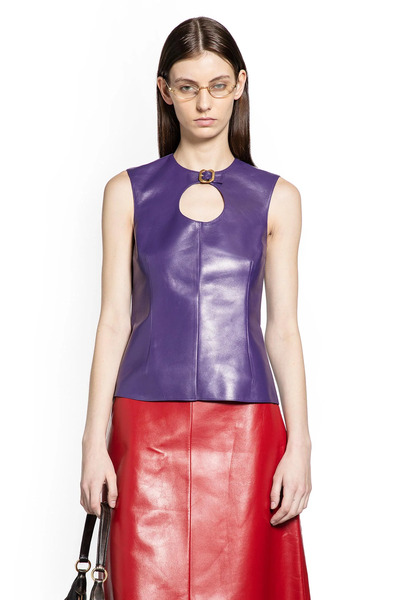  Nappa Leather Top With Buckle 