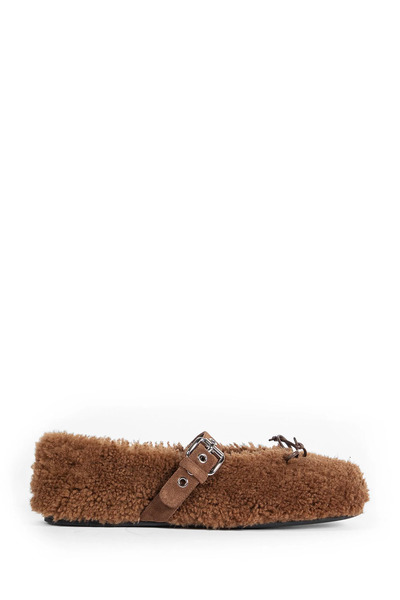  Shearling Ballerinas 
