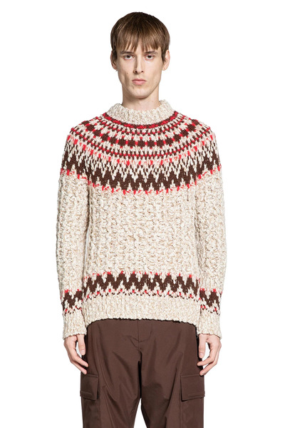  Geometric Jacquard Wool Sweater 