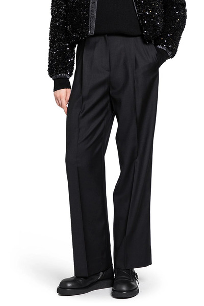  Wool Gabardine Tailored Pants 