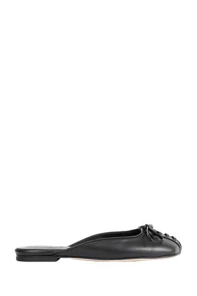  Lace Up Flat Open Back Ballerinas 