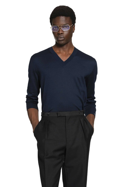  Cotton V-neck Sweater 