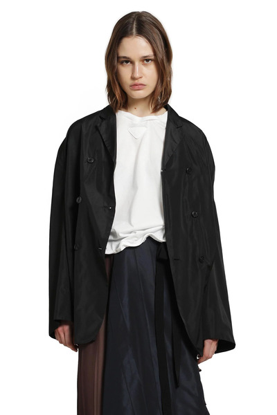 Double-breasted Technical Taffeta Jacket 
