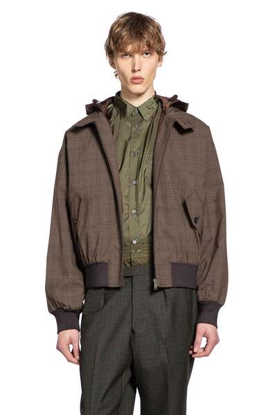 Hooded Wool Jacket 