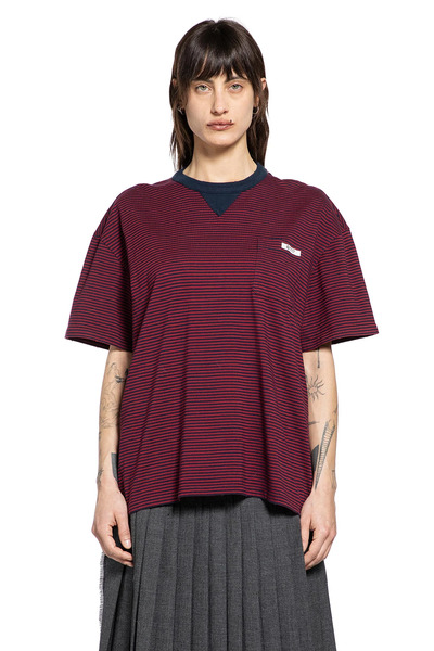  Oversized Striped Jersey T-shirt 