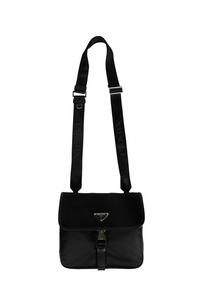  Re-nylon And Saffiano Leather Shoulder Bag 