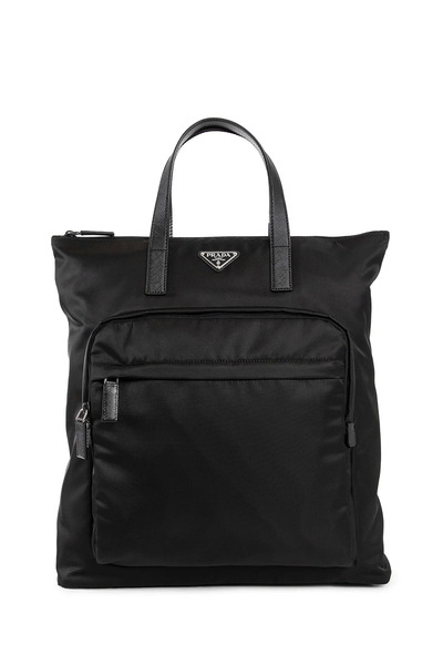  Re-nylon And Saffiano Leather Tote Bag 