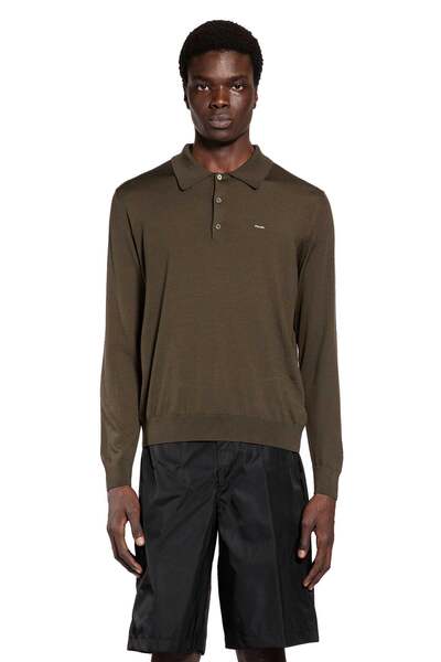  Supefine Wool Knit Polo 