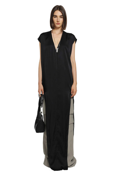  Tower Arrowhead Gown In Washed Charmeuse 