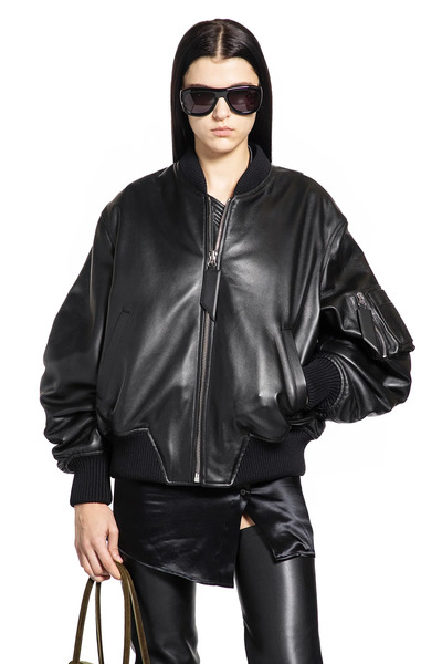  Leather Bomber Jacket 