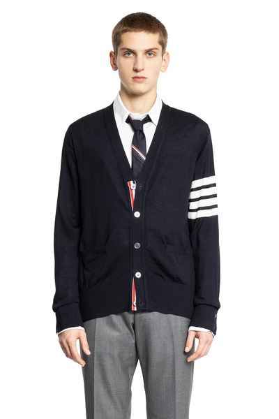  Merino Wool 4-bar Cardigan 