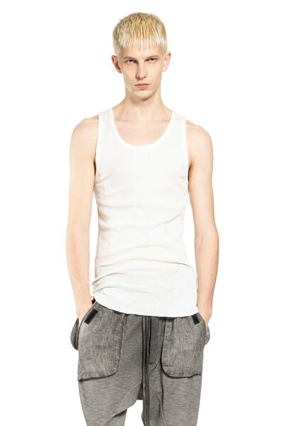  Cotton Linen Rib Tank Top 
