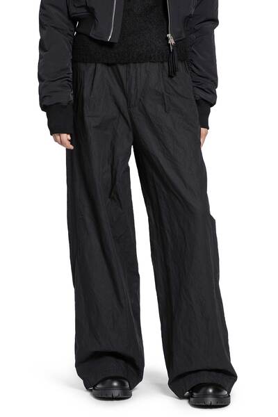  Cotton Lurex Pleated Pants 
