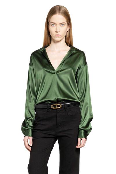  Strech Silk Satin Polo 
