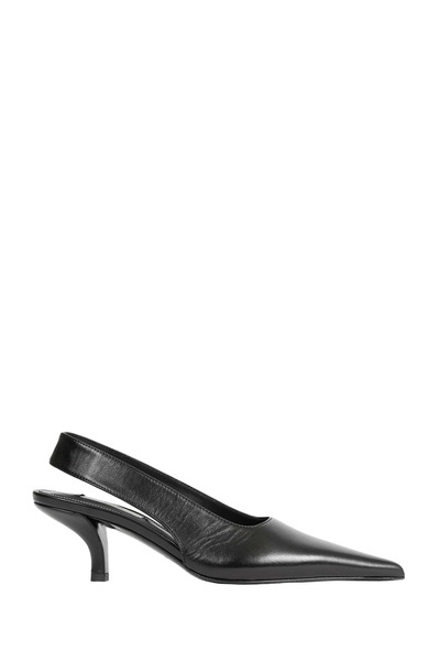  Classic Leather Slingbacks 