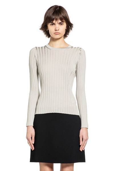  Ribbed-knit Cotton Viscose Sweater 