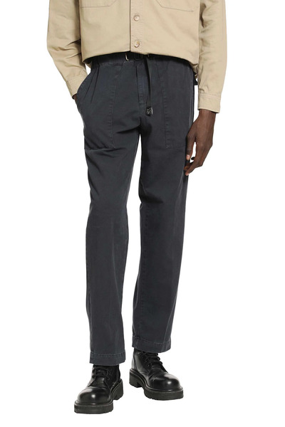  Belted Cotton Trousers 