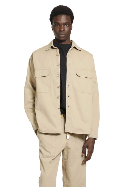  Cotton Canvas Overshirt 