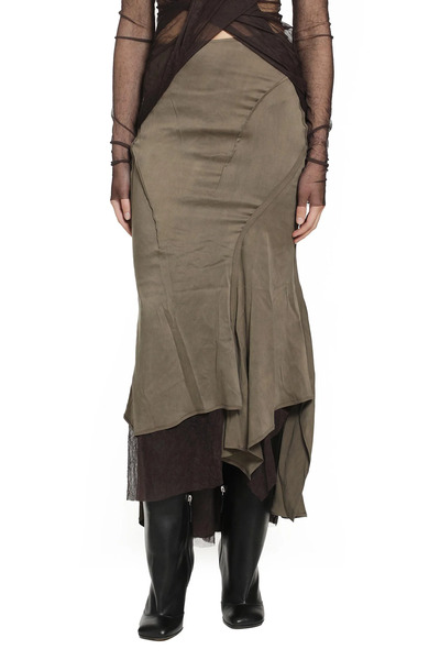  Layered Silk Skirt 