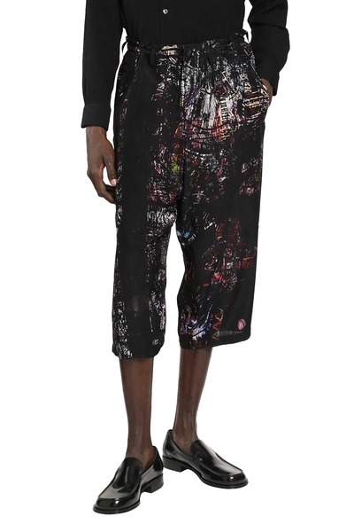  Stained Glass Printed Bermuda Pants 
