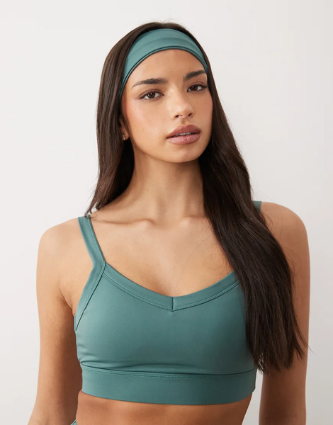  4505 Active Training Headband In Sage Green 