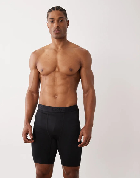  4505 Lightweight Active Quick Dry Base Layer 7 Half Tight In Black 