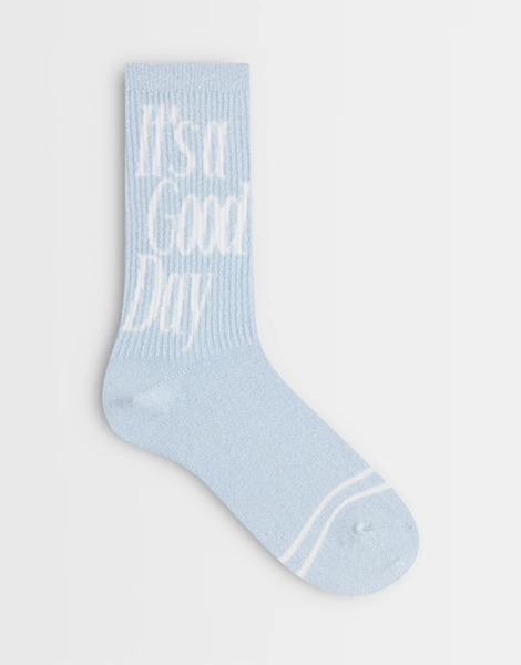 Accessorize It's All Good Day Socks In Blue 