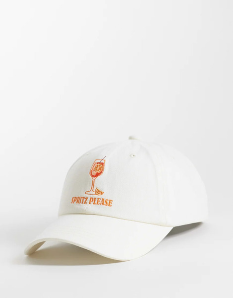  Accessorize Spritz Please Caps In Cream White 