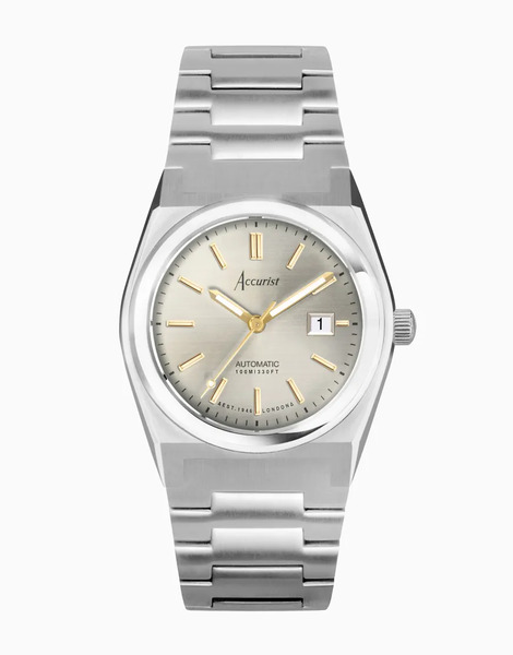  Accurist Origin Automatic Watch In Silver 