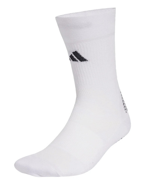  Adidas Performance Adidas Football Grip Printed Crew Performance Socks Cushioned In White / White / Black 