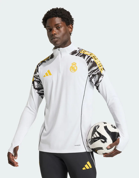  Adidas Performance Adidas Real Madrid Avengers 25/26 Tiro 25 Competition Training Top In White / Bold Gold 