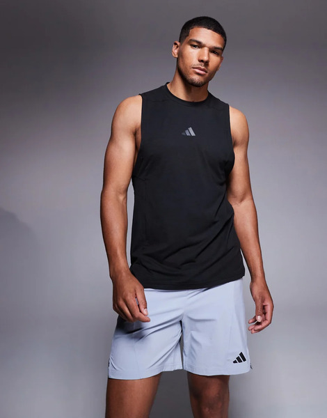  Adidas Training D4t Tank Top In Black 