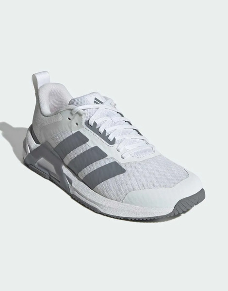  Adidas Performance Dropset Control Training Shoes In Cloud White / Grey / Lucid Red 