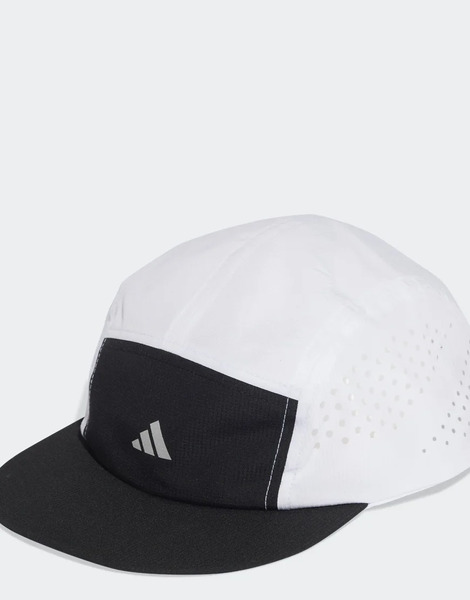  Adidas Performance Run 5 Panel Climacool Cap In Black / White 