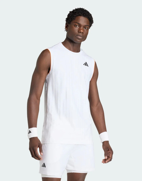  Adidas Performance Tennis Climacool Tank Top Pro In White 