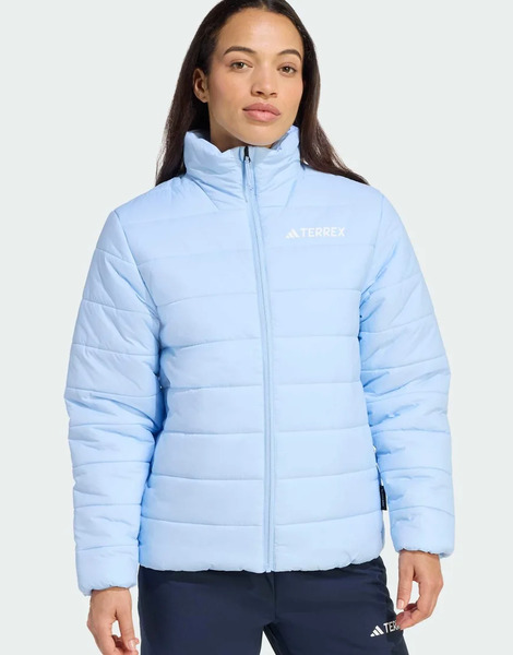  Adidas Performance Terrex Multi Essentials Insulated Jacket In Glow Blue 