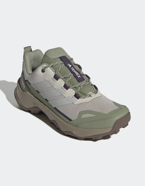  Adidas Performance Terrex Skychaser Ax5 Hiking Shoes In Beige / Grey Two / Tent Green   Beige Neutral 