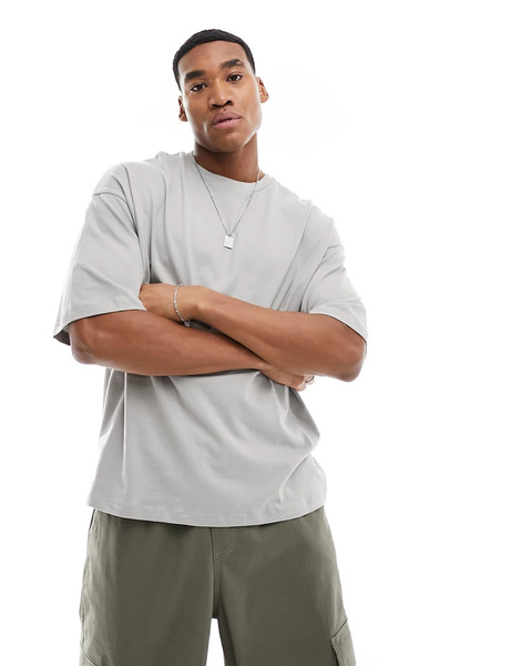  Adpt Oversized T Shirt In Grey 