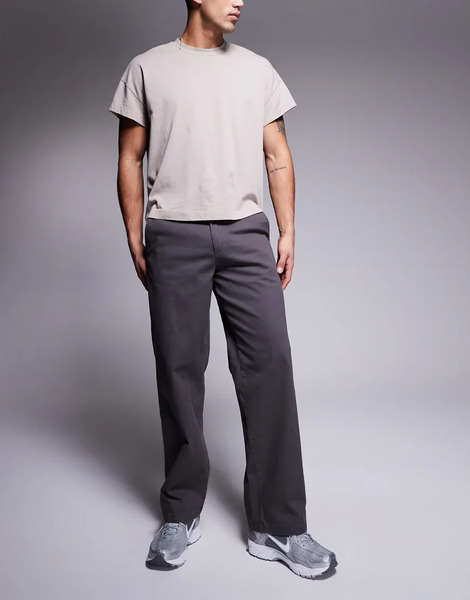  Adpt Wide Fit Chino In Grey 