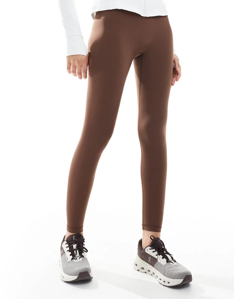  Agon Classic Leggings In Chestnut Brown 