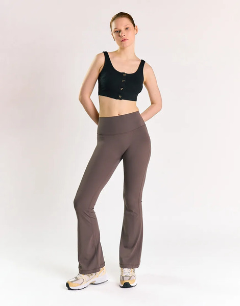  Agon Tank Top In Black Rib 