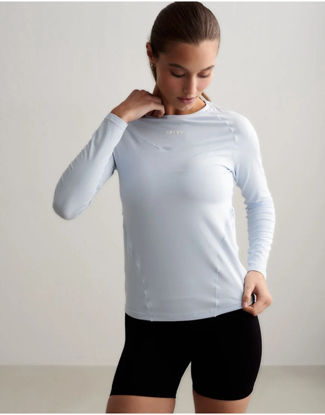  Aim'n Aura Soft Basic Long Sleeve In Aura Blue 